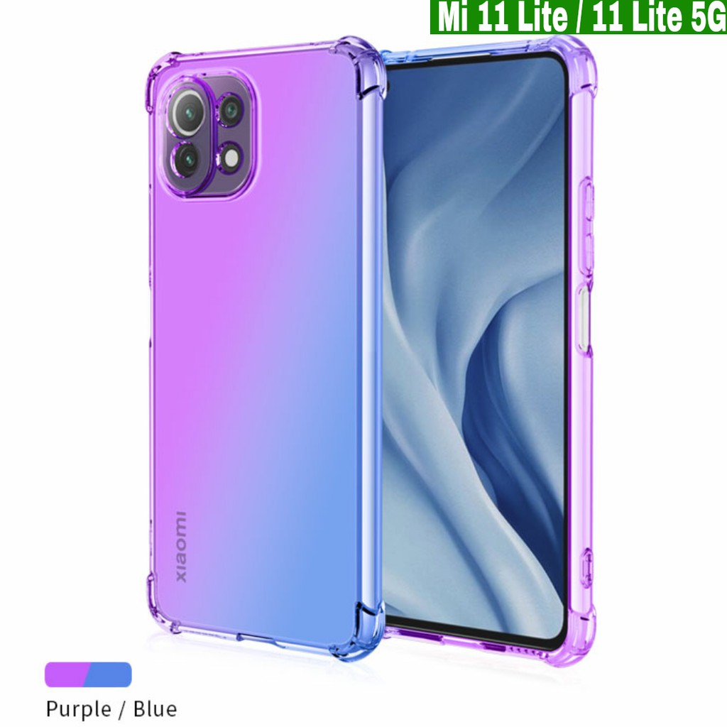 ỐP LƯNG XIAOMI MI 11 LITE / 11 LITE / MI 11T / 11T PRO 5G / 12 Lite / 13 Lite DẺO ĐA SẮC LỒI 4 GÓC CHỐNG SỐC THỜI TRANG