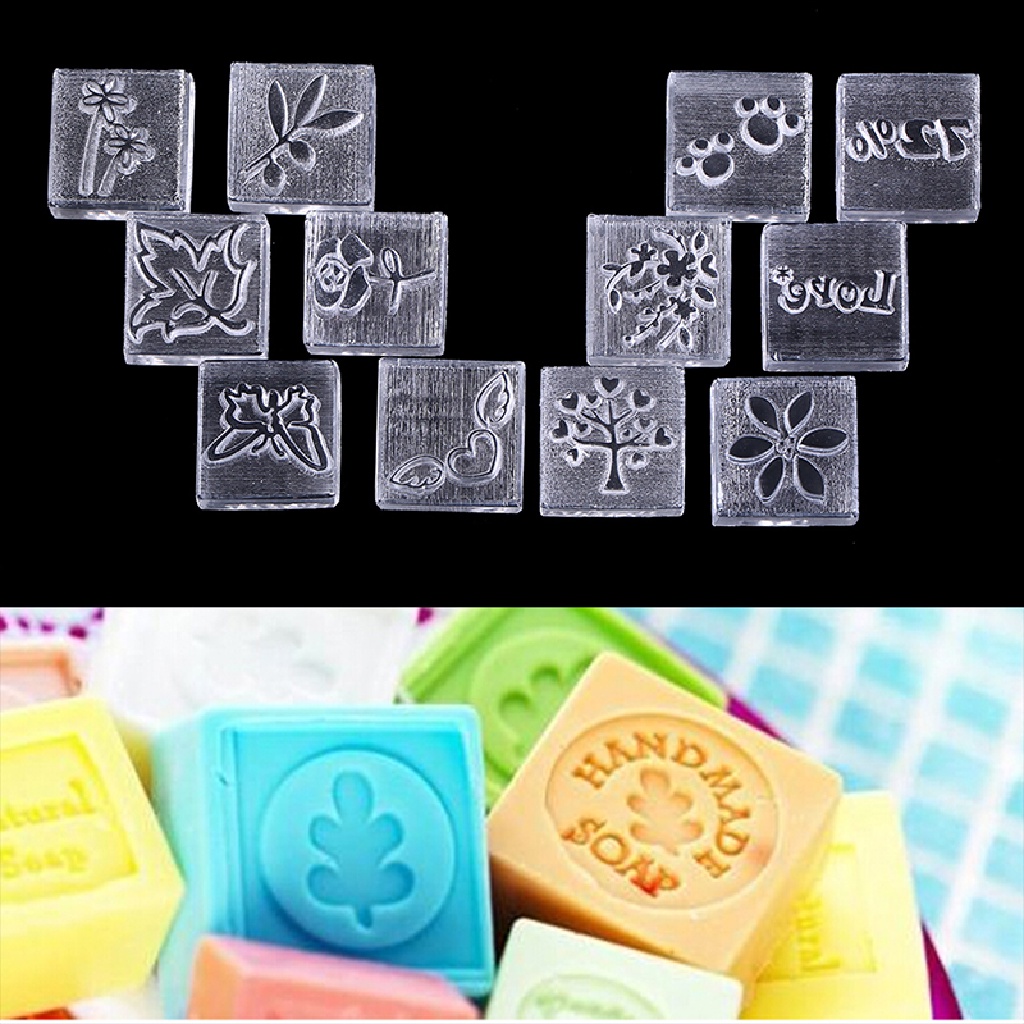 Con dấu acrylic in chữ trang trí làm bánh/ xà phòng thủ công