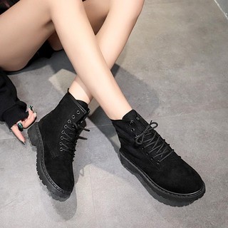 Bốt nữ, giày cao cổ phong cách ulzzang- G299 hàng Quảng Châu