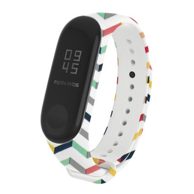 Dây thay thế họa tiết, cute Mijobs Miband 4 mi band 4 miband 4 miband 3