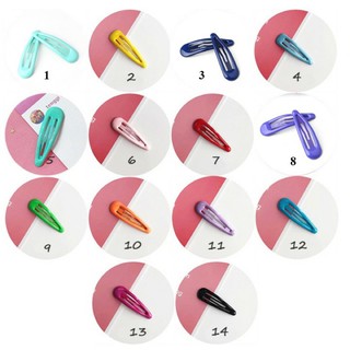 Kẹp Tóc Nữ Hình Giọt Nước Màu Trơn
