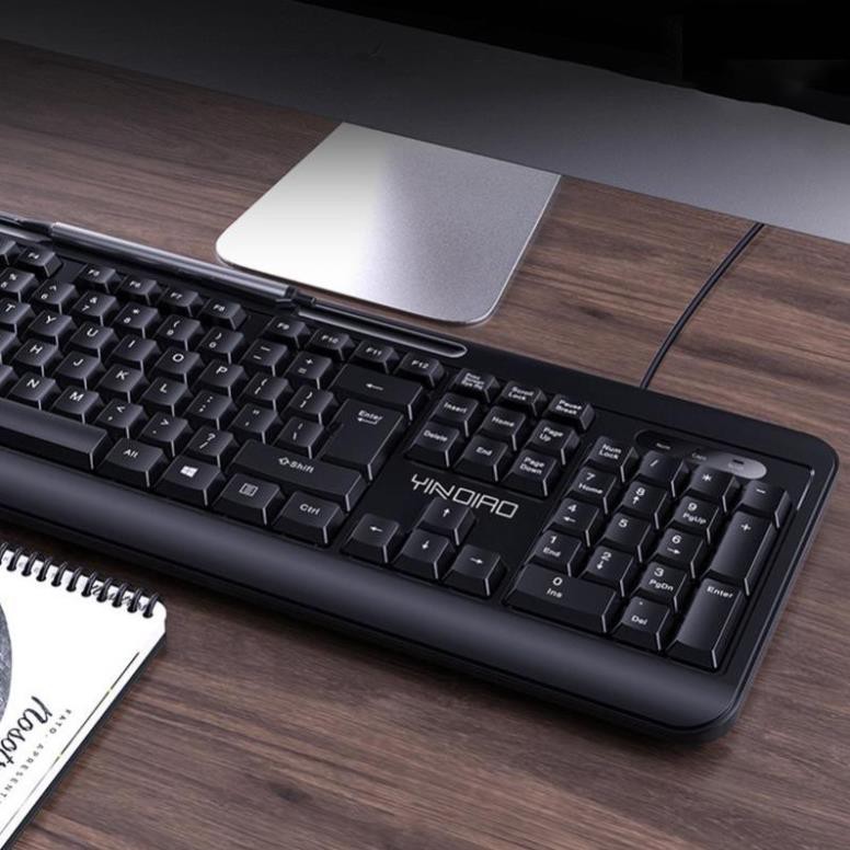 Bàn Phím văn phòng gaming Yindaao Có Dây Chống Tiếng Ồn