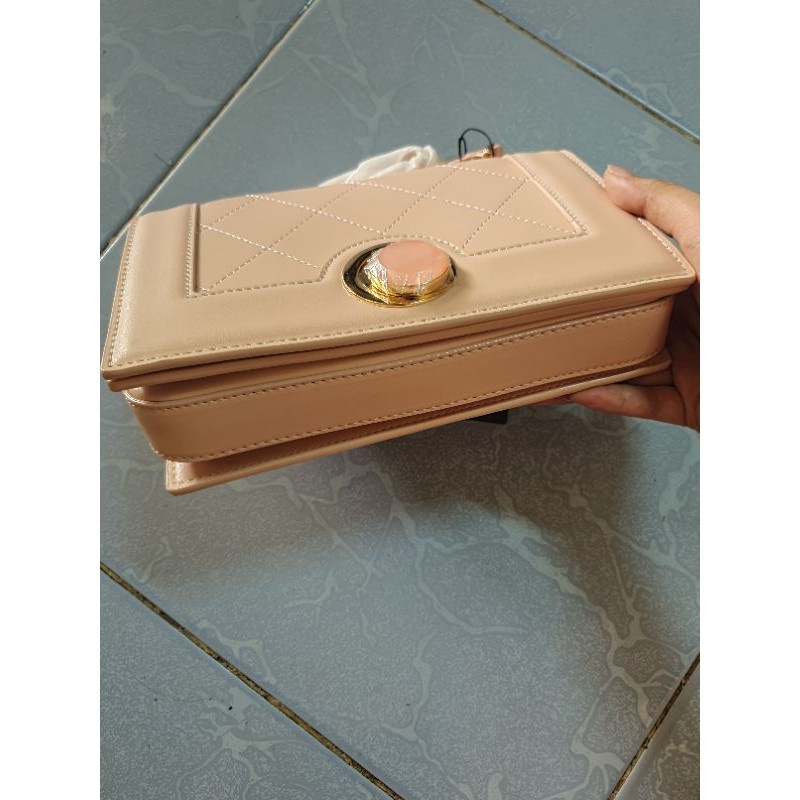 Túi xách PEDR0 mắt ngọc new PW2-76390043 màu hồng