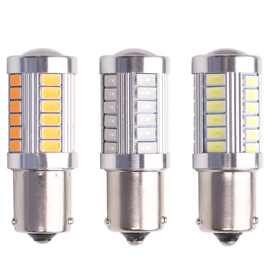Set 2 Đèn Phanh Xe T20 7440 7443 5630 33SMD 5730 33 LED T20 LED P21 / 5W BAY15D LED 12V Dành Cho Ô Tô
