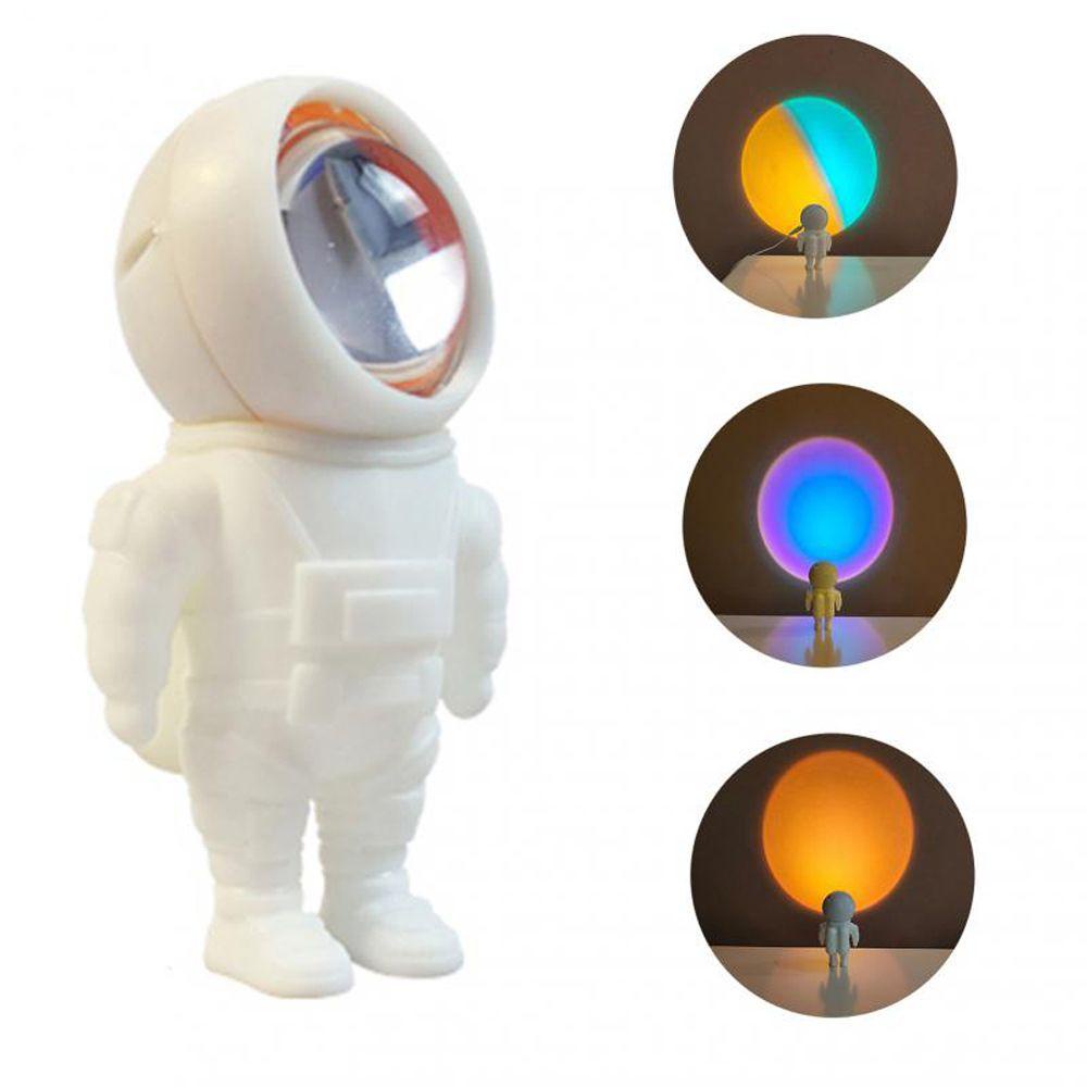 YIYU Đèn Ngủ Chiếu Hình Robot Phi Hành Gia Mặt Trời Cà Phê Cầu Vồng