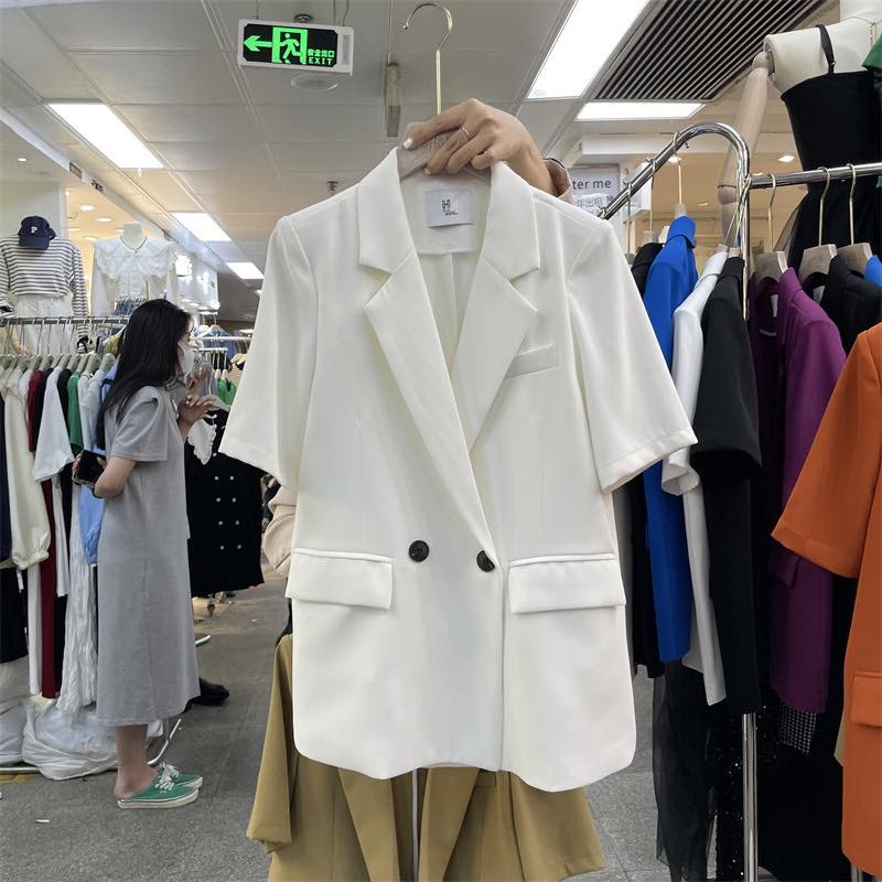 I.CHIC - Áo Vest - Blazer VE004 nữ cộc tay kiểu dáng hàn quốc nhẹ nhàng công sở