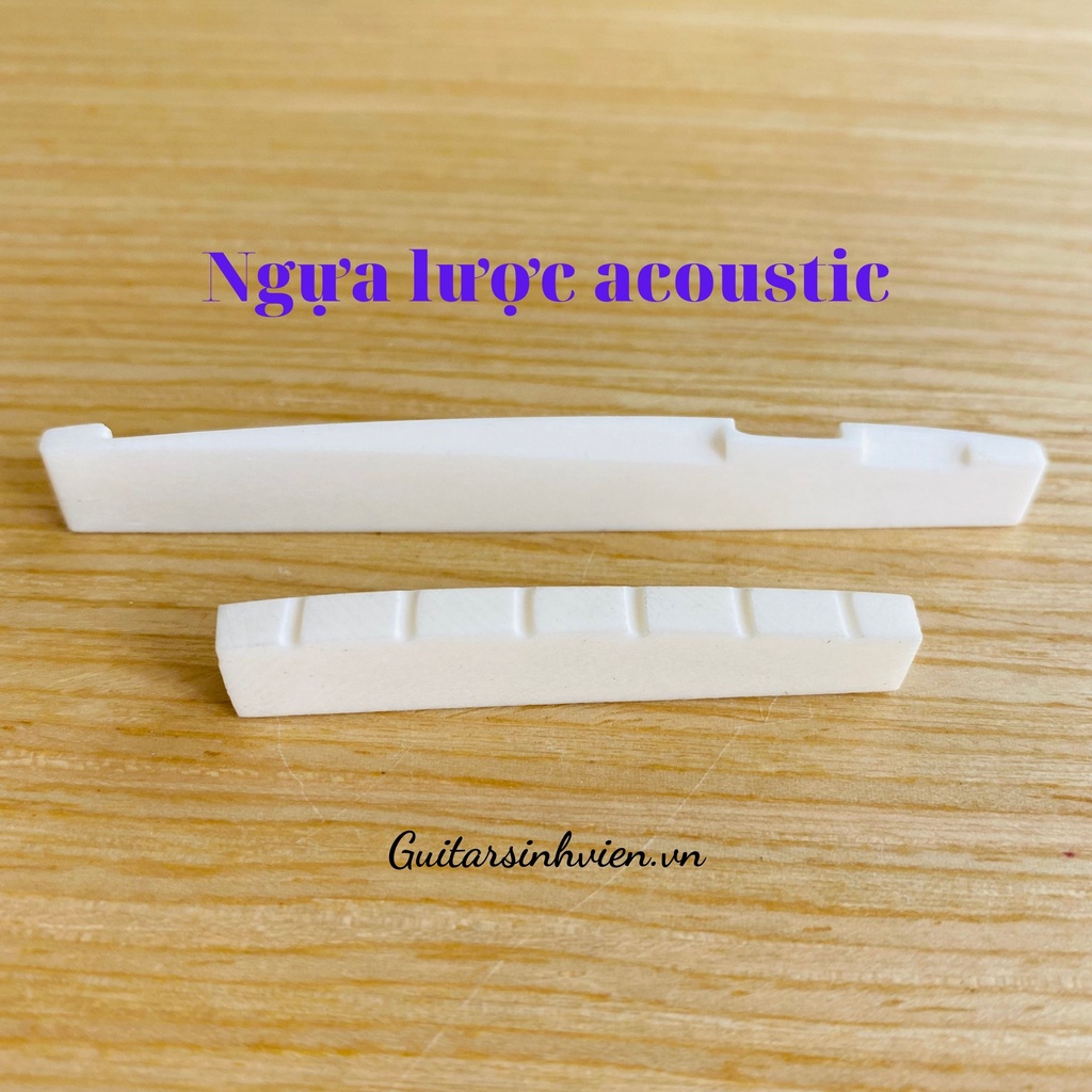 NGỰA LƯỢC XƯƠNG BÒ CAO CẤP CHO ĐÀN GUITAR ACOUSTIC VÀ CLASSIC