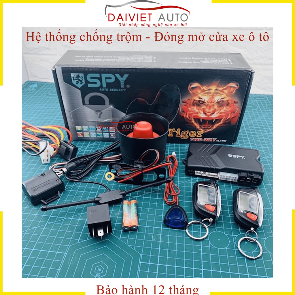 Hệ thống chống trộm- Đóng mở cửa xe ô tô khoảng cách 1.5km | ĐẠI VIỆT AUTO