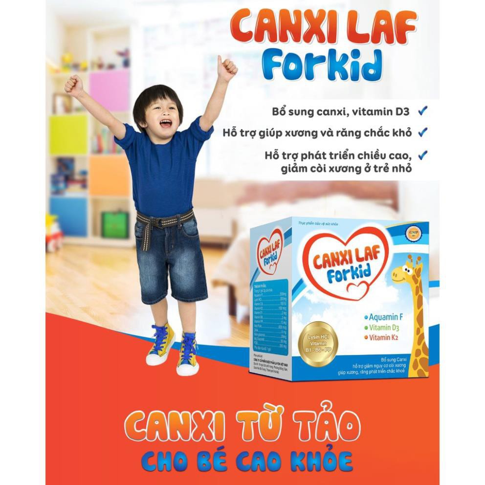 Bổ sung Canxi Phát triển chiều cao cho trẻ ❤️CHÍNH HÃNG👍 Giảm còi xương - Canxi Laf For Kid (20 ống) | BigBuy360 - bigbuy360.vn