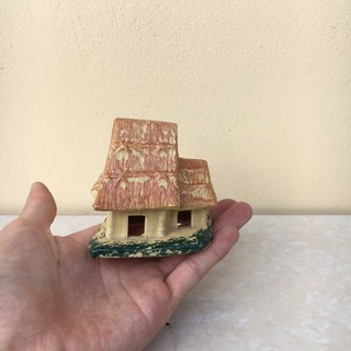 Tiểu cảnh nhà rơm gốm Bát Tràng 1 size