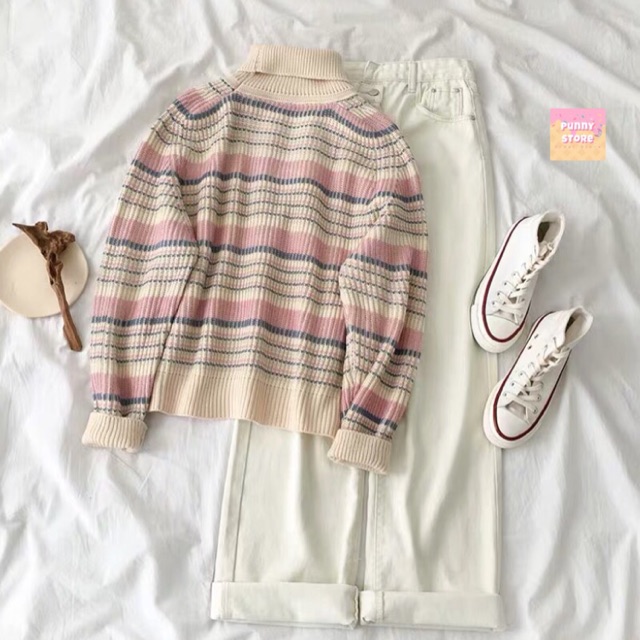 [ ORDER ] Set áo len + quần jean