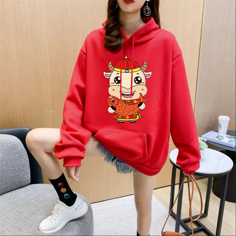 NRVP Áo Nỉ Cho Nữ Dài Tay Có Mũ Thời Trang Hàn 2020