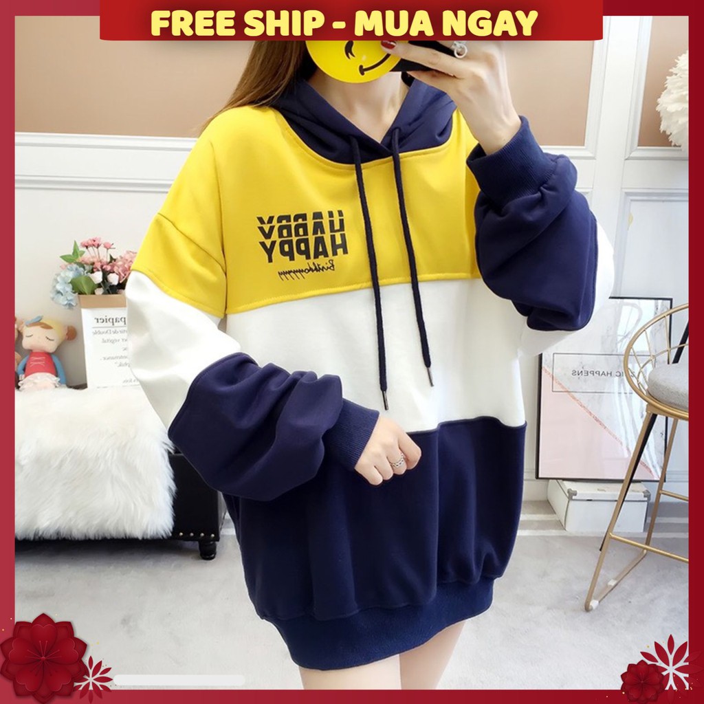 ÁO HOODIE NỮ áo khoác hoodie VẢI NỈ NHIỀU MÀU ( HBBD) AO HOODIE FREE SIZE DƯỚI 60KG | BigBuy360 - bigbuy360.vn