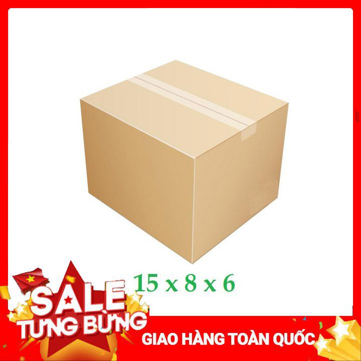 15x8x6 Hộp Carton  COMBO 10 Đóng Gói Hàng Giá Tại Xưởng