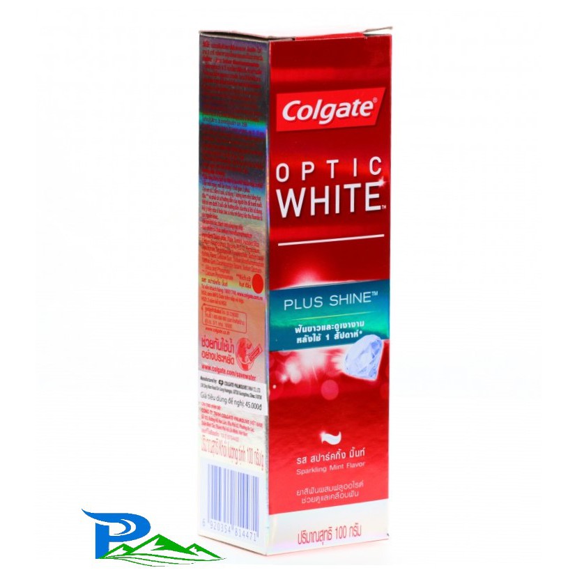 Kem đánh răng Colgate Optic White - Làm trắng răng 100g Chính hãng