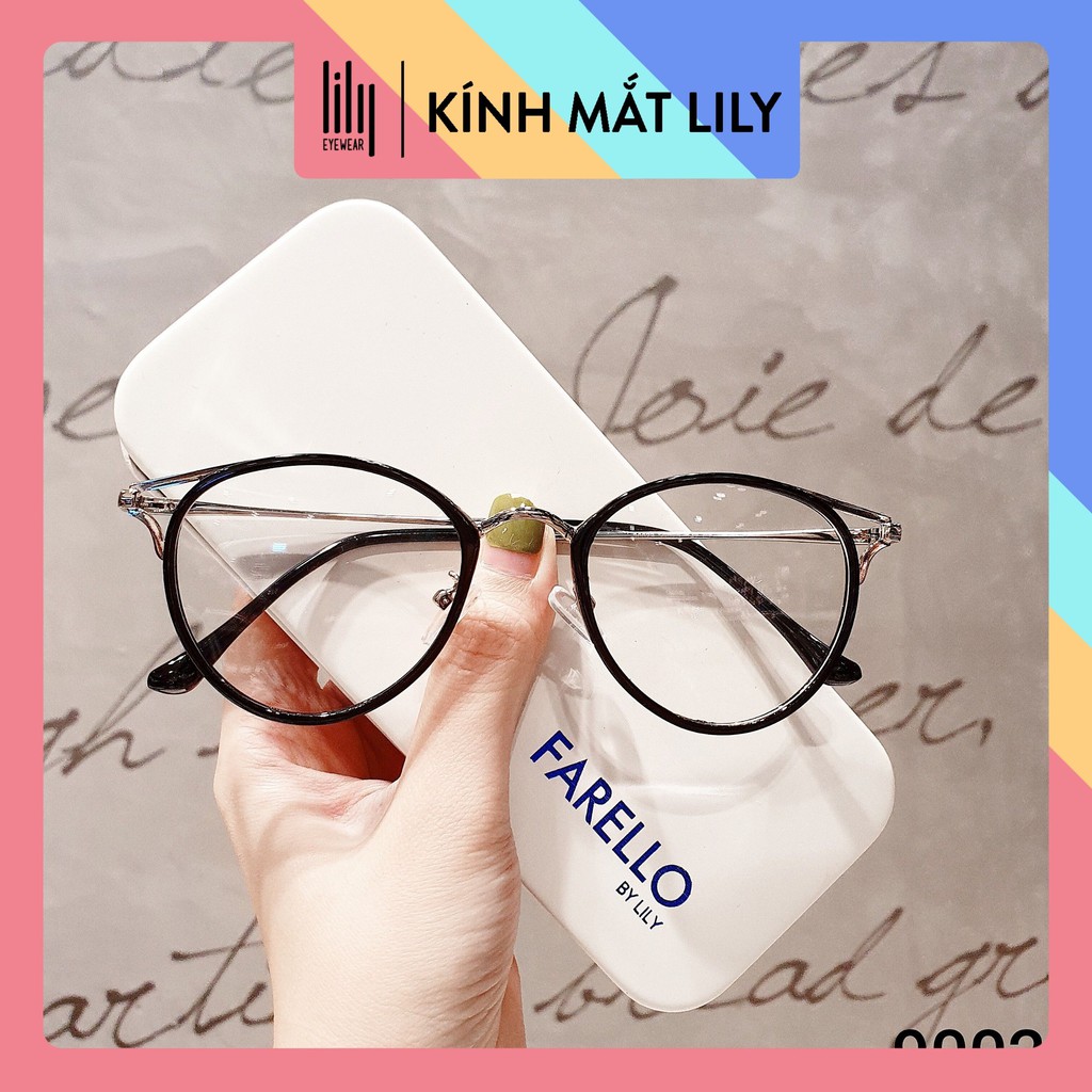 Gọng kính cận thời trang nữ cao cấp Lilyeyewear 90029
