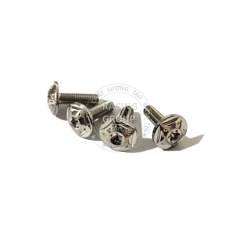 Ốc Salaya 6li10, 6li15, 6li20, 6li30 đầu dù gắn gắn cacte, hộp sên, dè trước, đầu cốt bánh, nón bảo hiểm,...