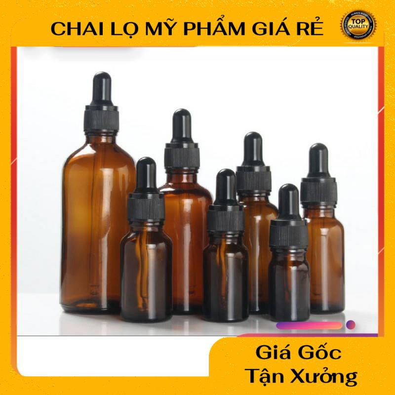 Lọ Chiết Serum ❤ RẺ VÔ ĐỊCH ❤ Lọ đựng tinh dầu Khoen đen 5ml,10ml15ml,20ml , lọ chiết serm , phụ kiện du lịch