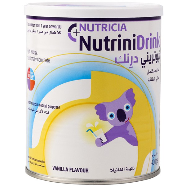 Sữa bột Nutricia Nutrinidrink 400gram sữa cao năng lượng giúp bé tăng cân trong 28 ngày