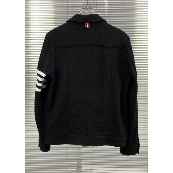 Áo khoác nhung gân cho nam thương hiệu Thom Browne tb cao cấp