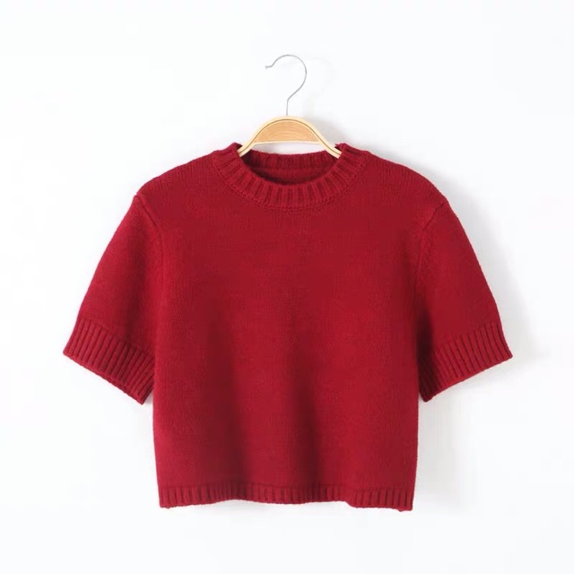 Áo len Croptop Hàn Quốc mẫu đẹp có video