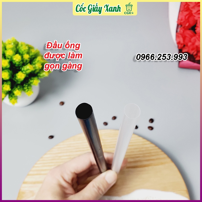 Bịch 500g Ống Hút Màng Bọc Túi Nilon Dùng Cho Quán Trà Chanh, Trà Sữa