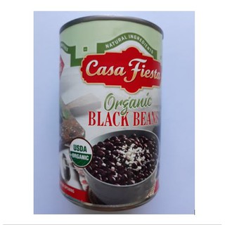 Đậu đen hữu cơ hiệu casa fiesta lon 425gr