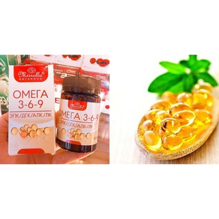 Viên uống Omega 3 6 9 Mirrolla 100v – Nga