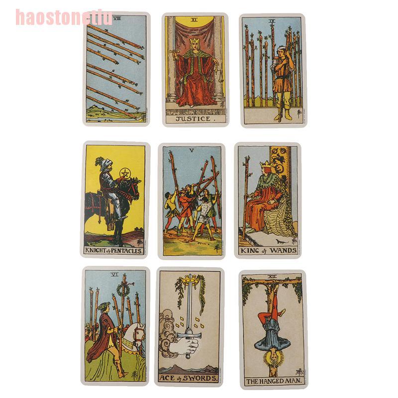 1 Hộp 78 Lá Bài Tarot Ma Thuật Thẻ