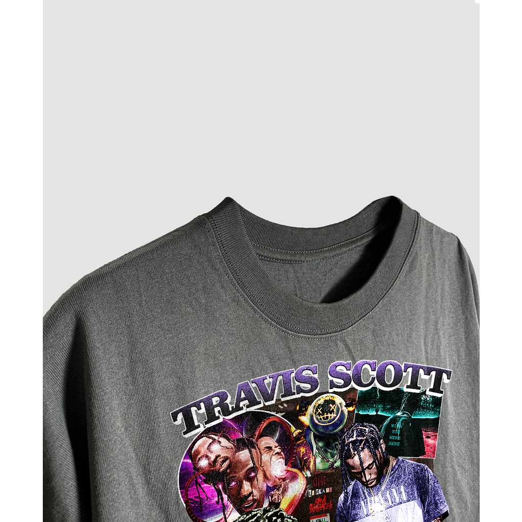 Áo thun DACretro Rapper Travis Scott, Wash Tee