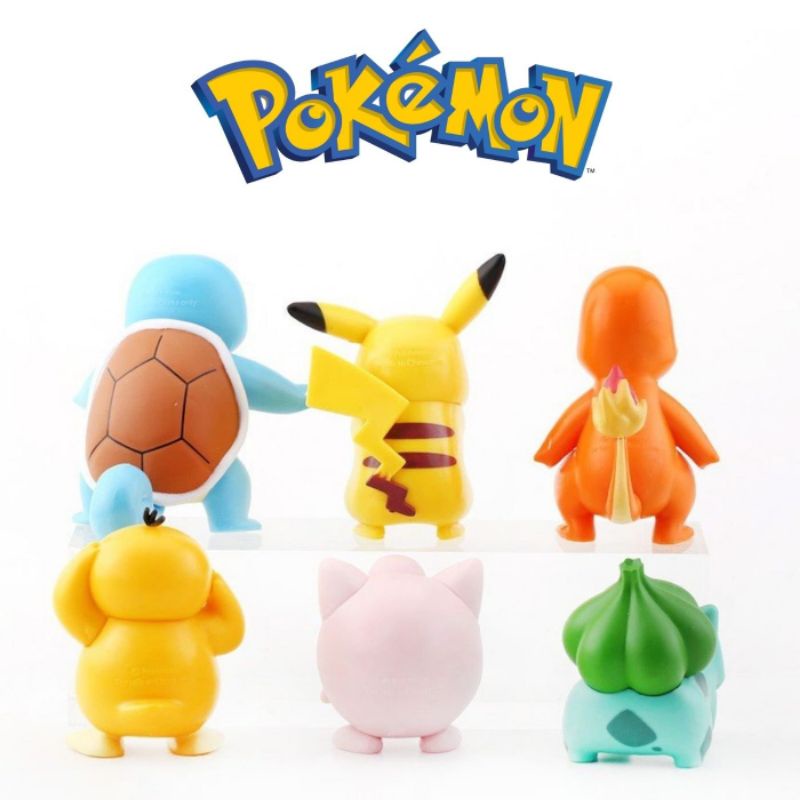 Mô Hình Pokemon Xinh Xắn Đáng Yêu - Pikachu Bulbasaur Gengar Charmander Psyduck Raichu Cubone - Kumy Shop