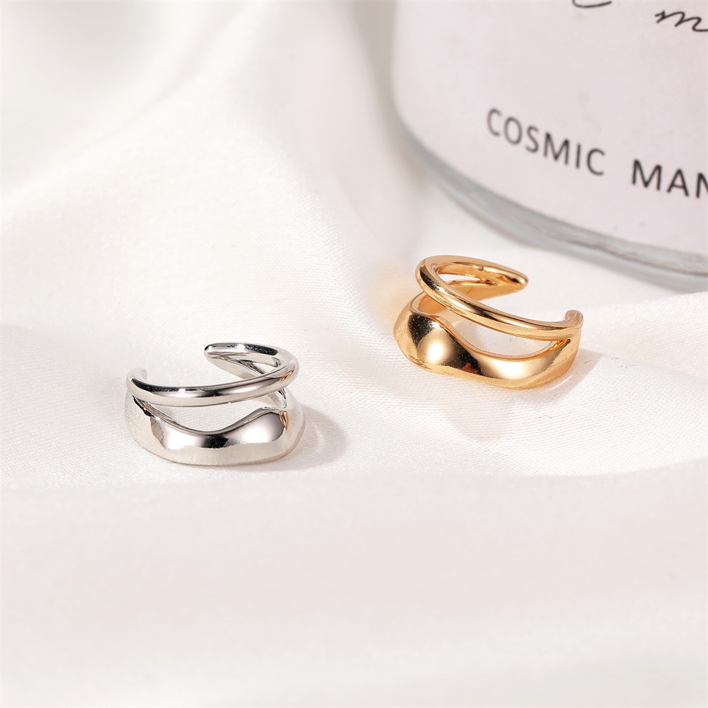 Khuyên Tai Hai Lớp Phong Cách Retro Dành Cho Nữ