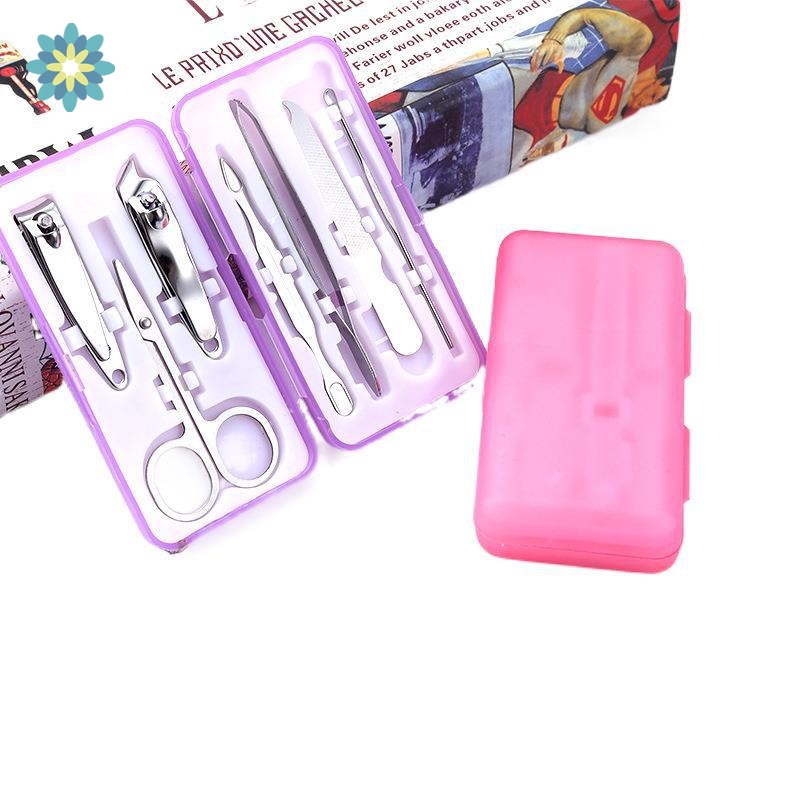 [Hàng mới về] Bộ dụng cụ chăm sóc móng 7 trong 1 chuyên dụng