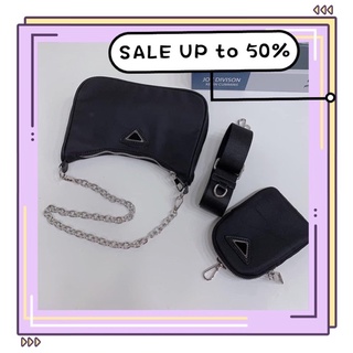 Túi xách nữ Prada Set 2 món [ 𝐅𝐑𝐄𝐄𝐒𝐇𝐈𝐏] Thiết kế túi cá tính, chất vải cao cấp và full phụ kiện