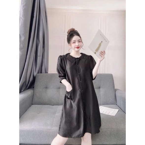 Đầm ngủ nữ mặc nhà - Đầm xuông chất Lụa Satin siêu sang - Đầm ngủ gợi cảm sexy thời trang Cao Cấp