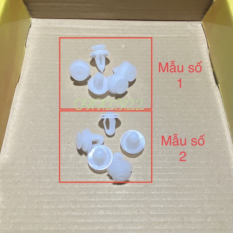 Bộ 500 đinh tán bằng nhựa phụ tùng chuyên dụng sửa chữa cho xe ô tô