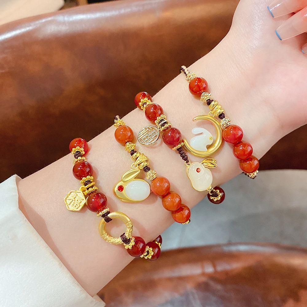 Vòng Tay Mặt Trăng Dễ Thương Phong Cách Trung Hoa Cho Nữ