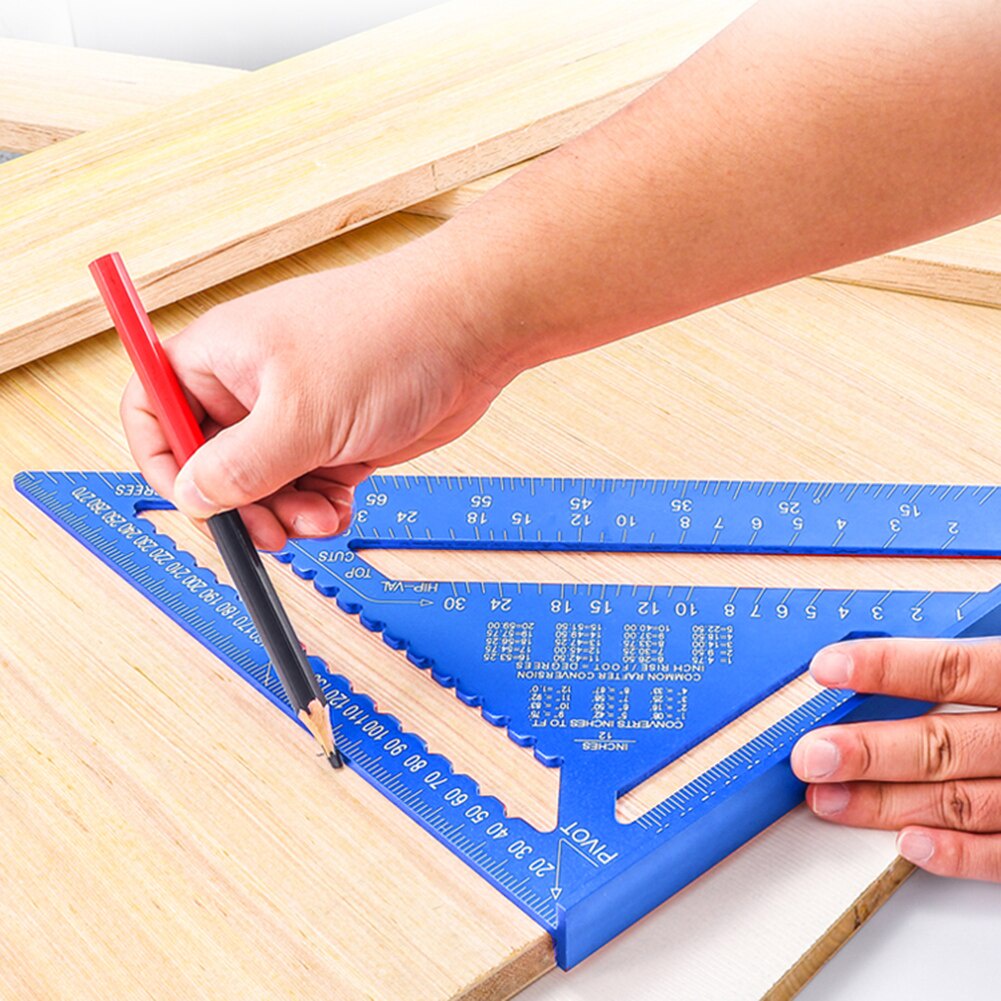 THƯỚC TAM GIÁC NHÔM KE GÓC VUÔNG ĐA NĂNG THƯỚC ĐO MÒI GÓC 45 90 ĐỘ DÙNG LÀM ĐỒ MỘC THIẾT KẾ NỘI THẤT NHÀ GỖ