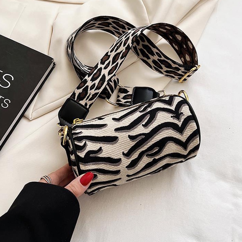 Ielgy Túi Xách Đeo Chéo Hình Trụ Siêu Cháy Phong Cách Nóng Bỏng Cho Nữ