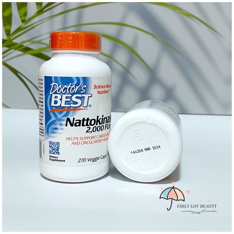 Doctor’s Best Nattokinase 2000 hỗ trợ tim mạch 90 viên