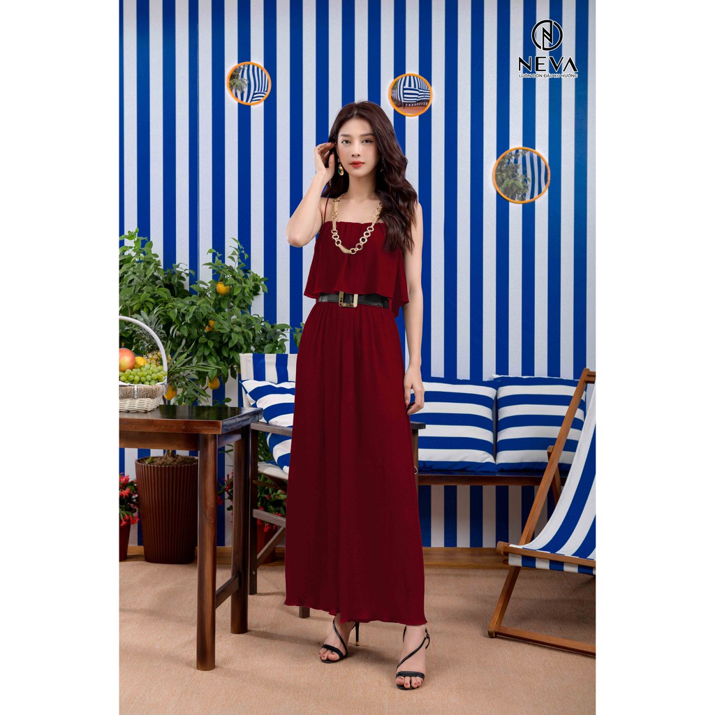 Jumpsuit nữ NEVA áo liền quần dập ly | 4 Màu T180042