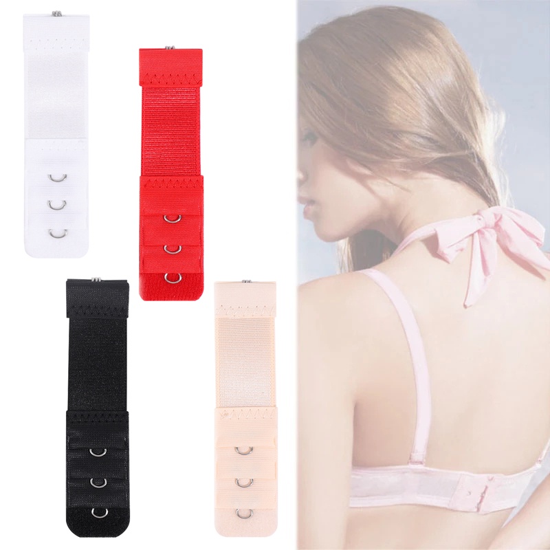 Phụ Kiện 3 Hàng 1 Móc Nối Dài Dây Áo Ngực Co Giãn Điều Chỉnh Được Dành Cho Nữ / Phụ Nữ