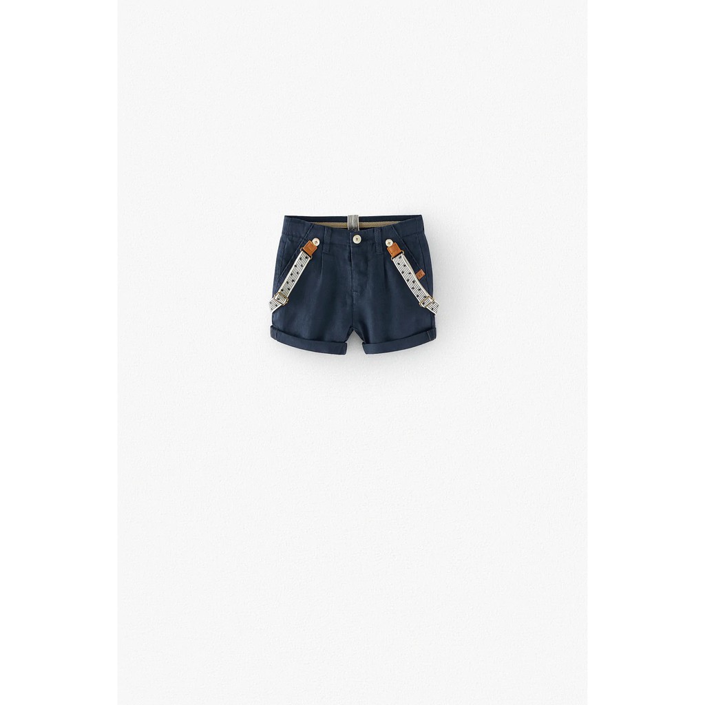 Quần công tử dây đeo Zara sz 6-9m_hàng chính hãng BĐN