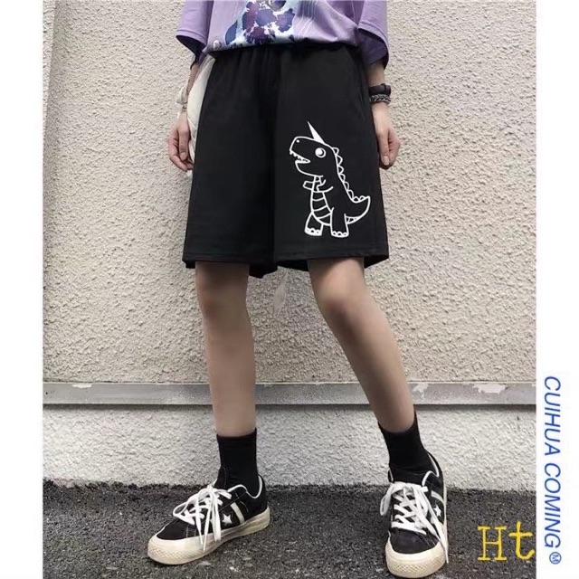 Quần ngố Khủng long sừng tici In 5D H2V589