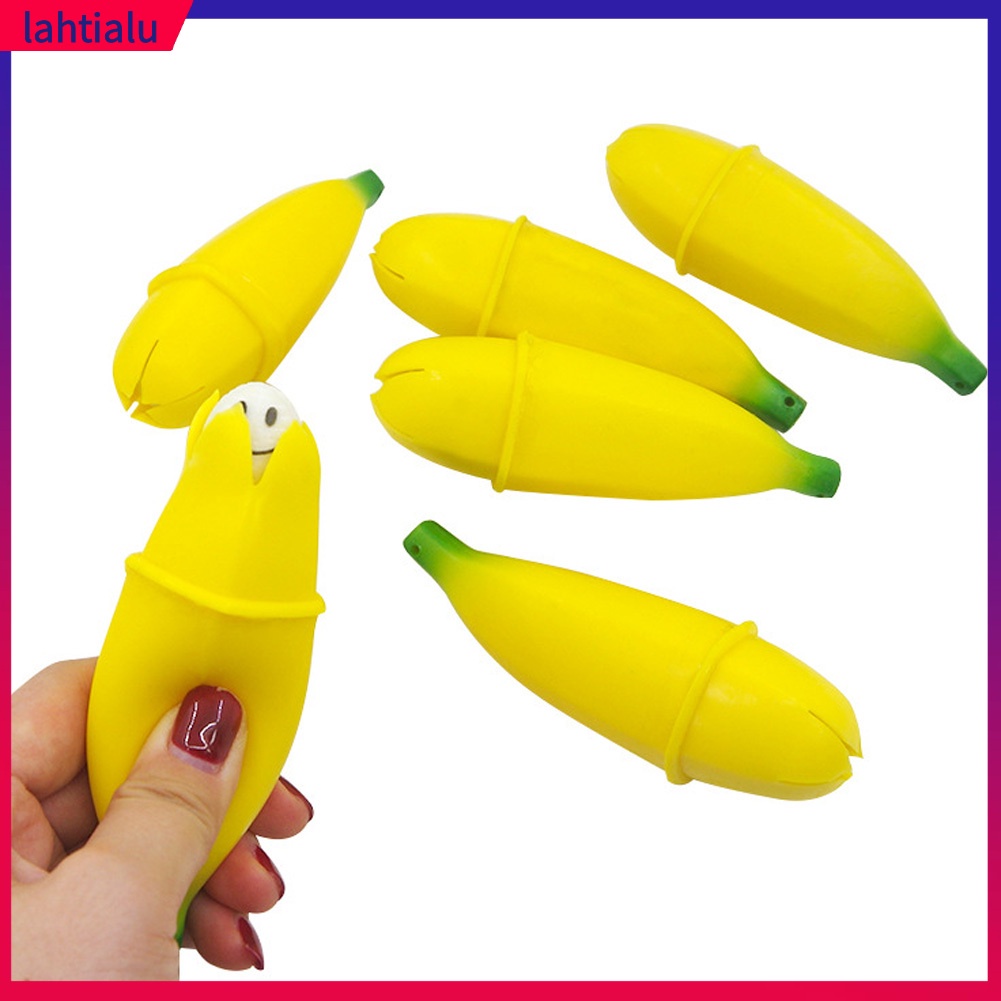 Đồ Chơi Squishy Hình Quả Chuối Bóp Xả Stress