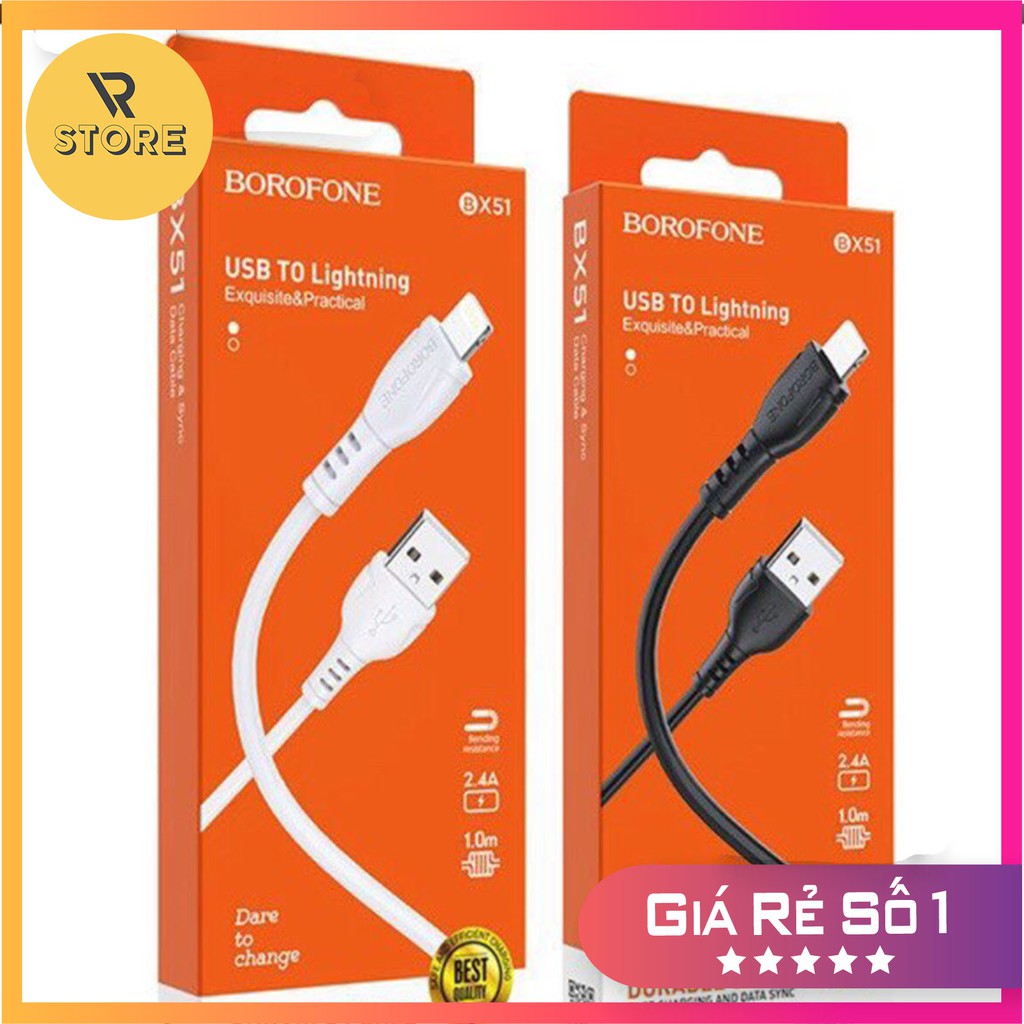 CÁP SẠC BOROFONE USB to Lightning