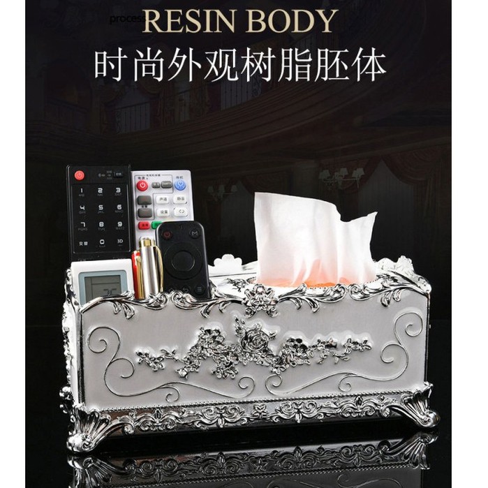 Hộp Đựng Khăn Giấy Phong Cách Châu Âu Sang Trọng Thời Trang Cho Phòng Khách / Phòng Ngủ