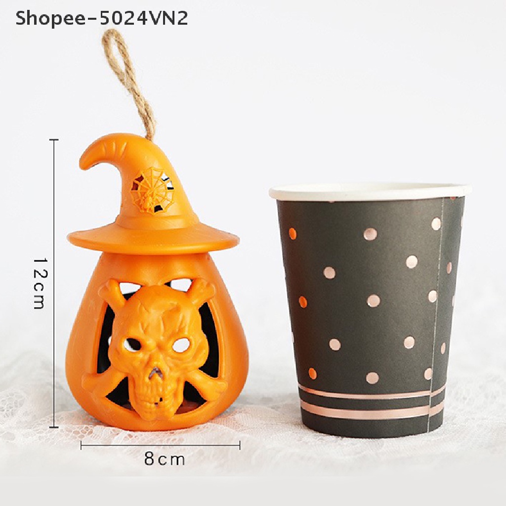 [Mới &amp; Halloween &amp; Halloween] Đèn Led Chiếu Sáng Hình Bí Ngô Mini Dễ Thương Trang Trí Tiệc Lễ Hội