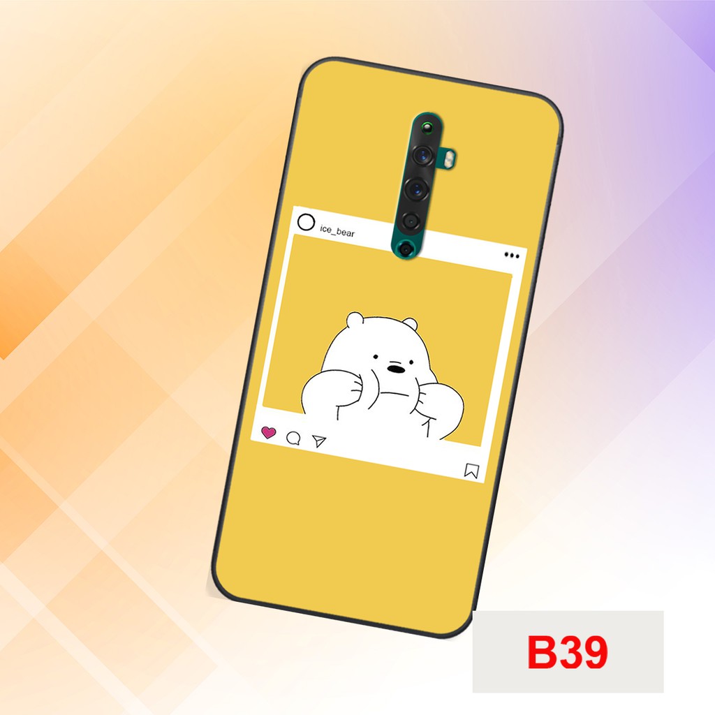 ỐP LƯNG OPPO RENO/RENO 2/RENO 2F HÌNH 3 CHÚ GẤU CỰC CUTE
