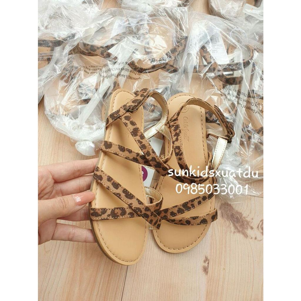 Sandal nâu da báo